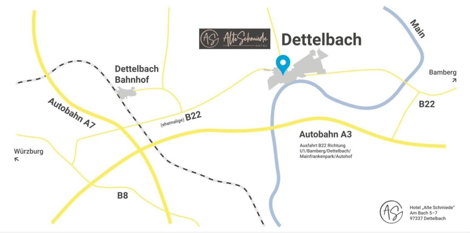 Aparthotel Alte Schmiede Деттельбах Экстерьер фото
